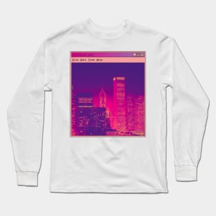 Cyberpunk City Long Sleeve T-Shirt